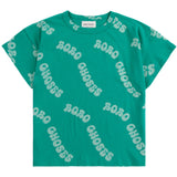 Bobo Choses Green Wavy Bobo Choses All Over T-Skjorte