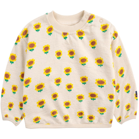 Bobo Choses Beige Sunflower All Over Collegegenser