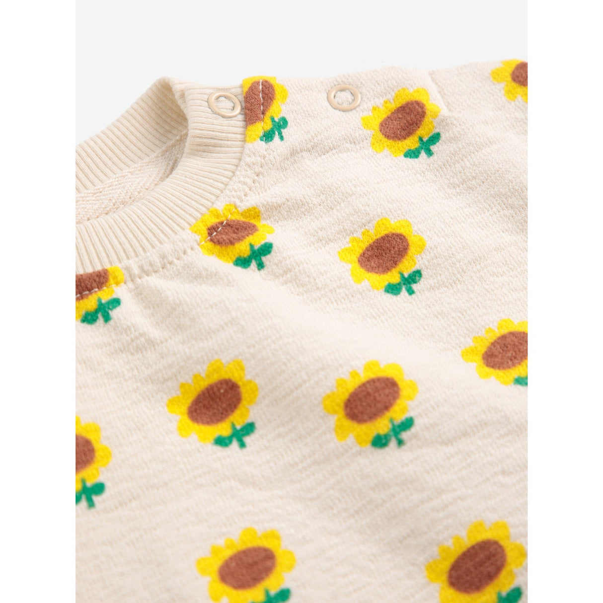 Bobo Choses Beige Sunflower All Over Collegegenser