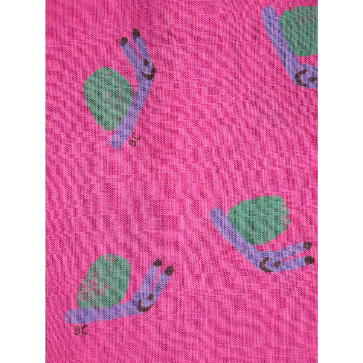 Bobo Choses Fuchsia Funny Snail All Over Woven Culotte Bukser