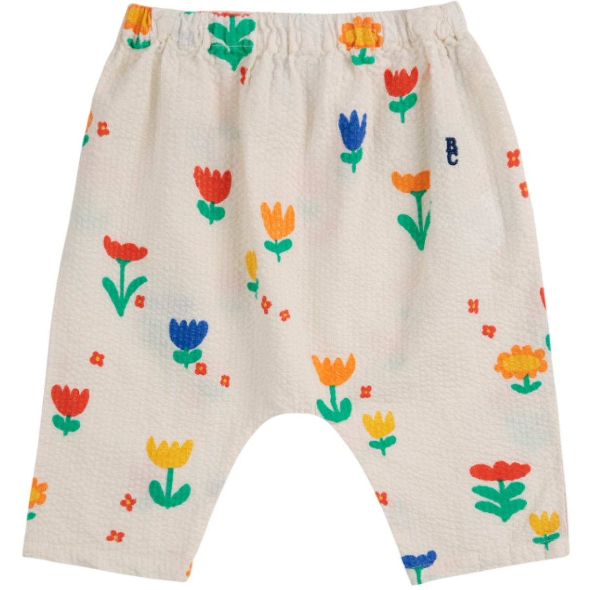 Bobo Choses Offwhite Garden Party All Over Woven Harem Bukser