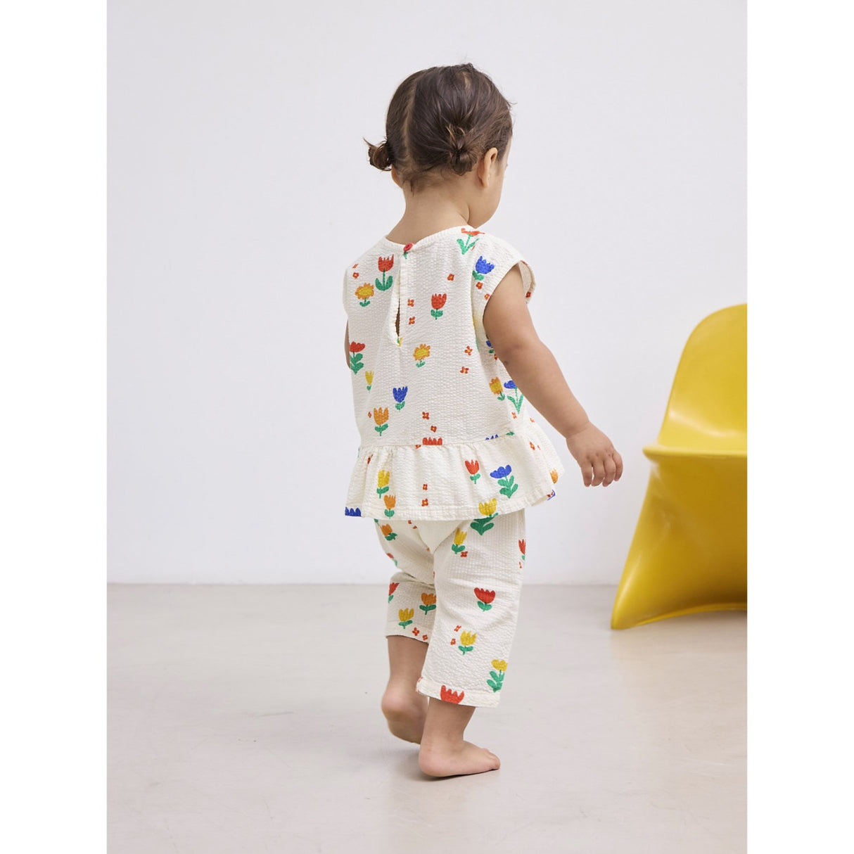 Bobo Choses Offwhite Garden Party All Over Woven Harem Bukser