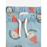 Bobo Choses Lys Blue Morning Egg All Over Denim Shorts