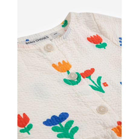 Bobo Choses Offwhite Garden Party All Over Woven Kjole