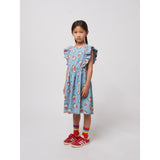 Bobo Choses Lys Blue Morning Egg All Over Ruffle Kjole