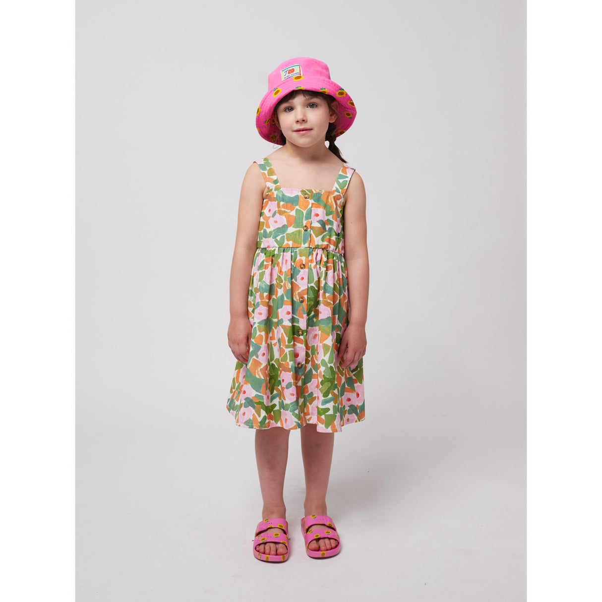 Bobo Choses Multicolor Floral Stropp Kjole