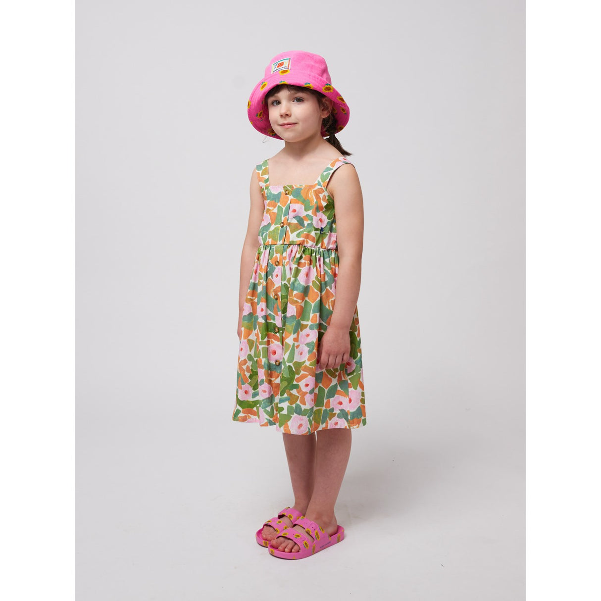 Bobo Choses Multicolor Floral Stropp Kjole