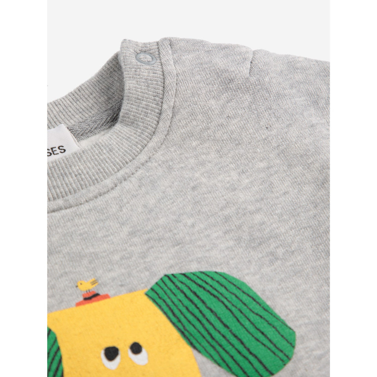 Bobo Choses Heather Grey Happy Dog Collegegenser