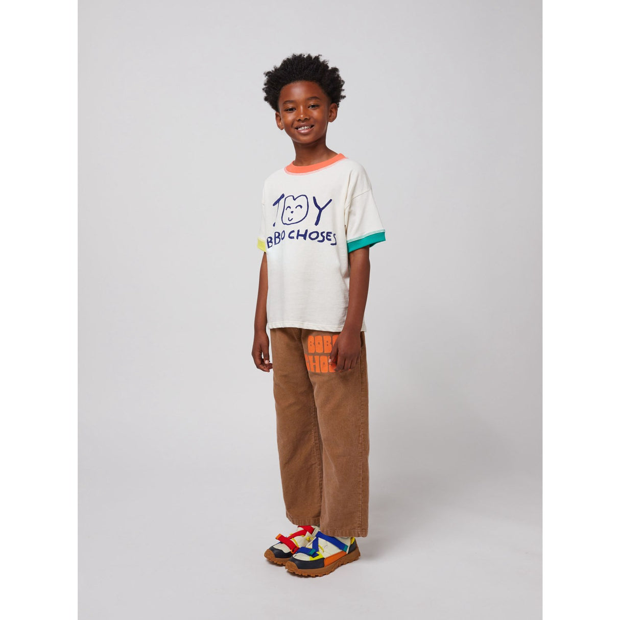 Bobo Choses Offwhite Smiling T-Shirt