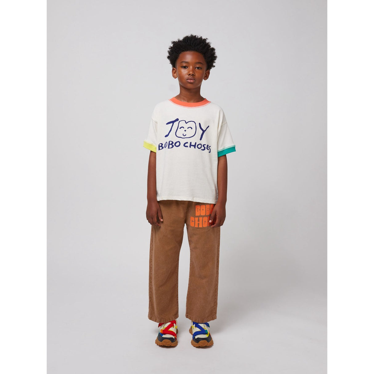 Bobo Choses Offwhite Smiling T-Shirt