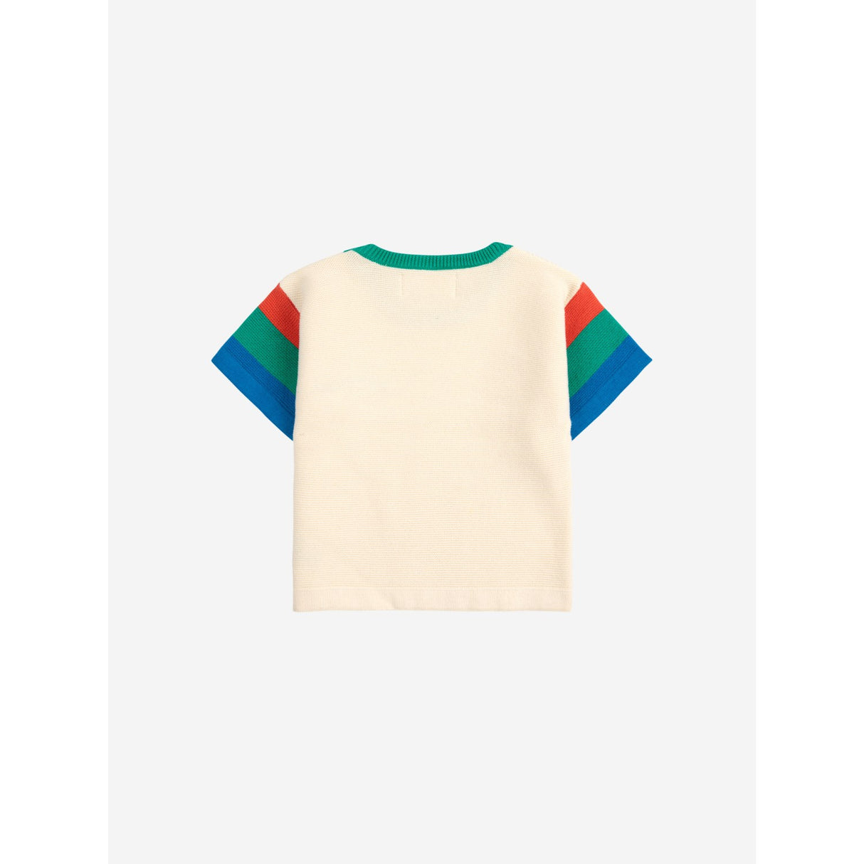 Bobo Choses Offwhite Farge Block Strikket T-Shirt