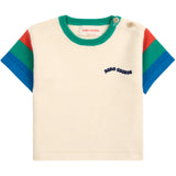 Bobo Choses Offwhite Farge Block Strikket T-Shirt