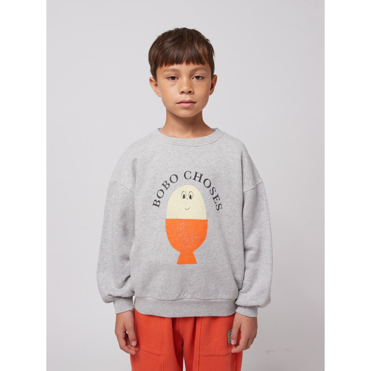 Bobo Choses Heather Grey Morning Egg Collegegenser