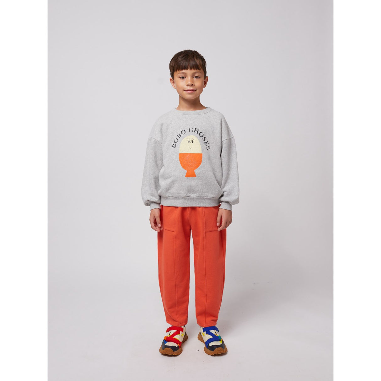 Bobo Choses Heather Grey Morning Egg Collegegenser