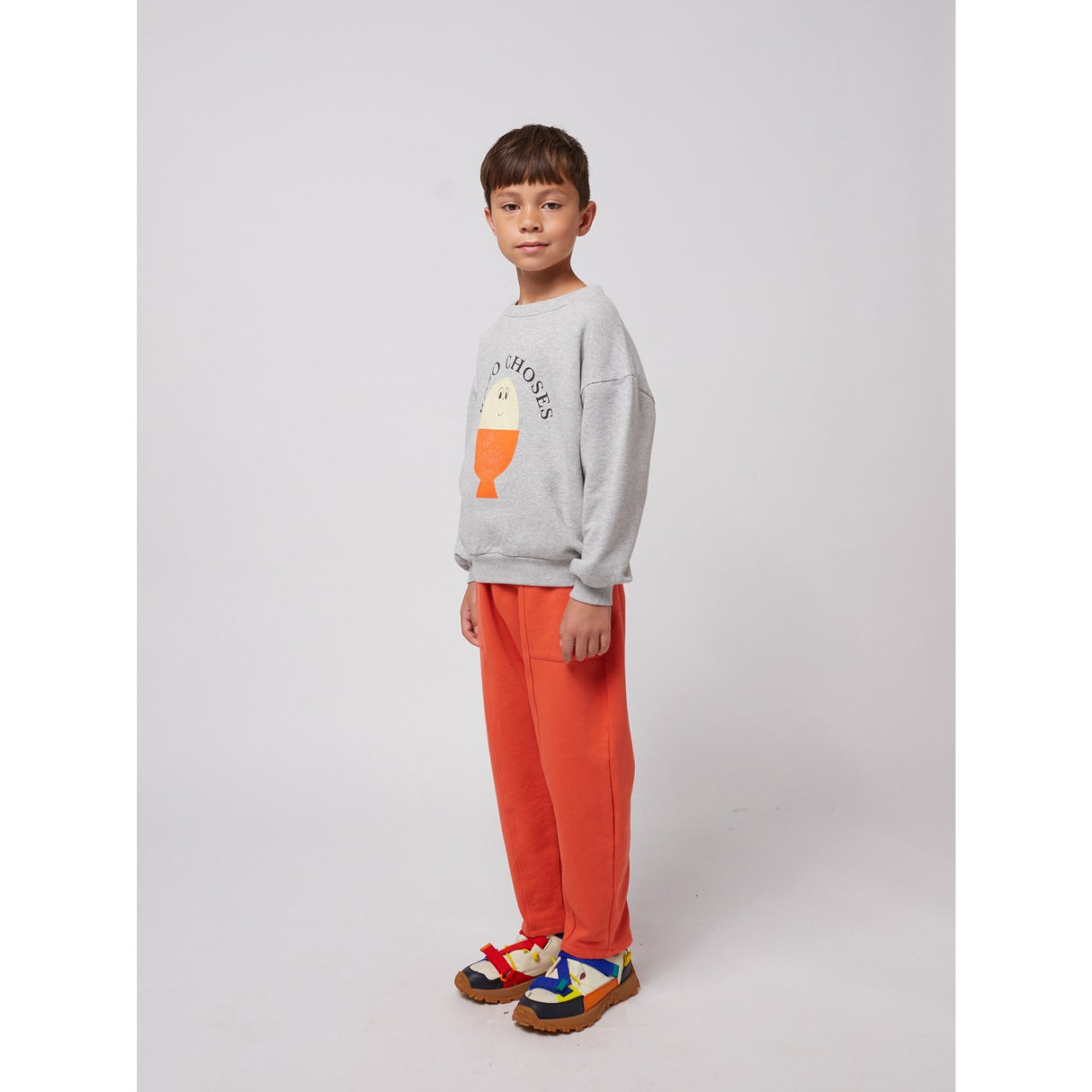 Bobo Choses Heather Grey Morning Egg Collegegenser