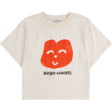 Bobo Choses Offwhite Joyful Face T-Shirt