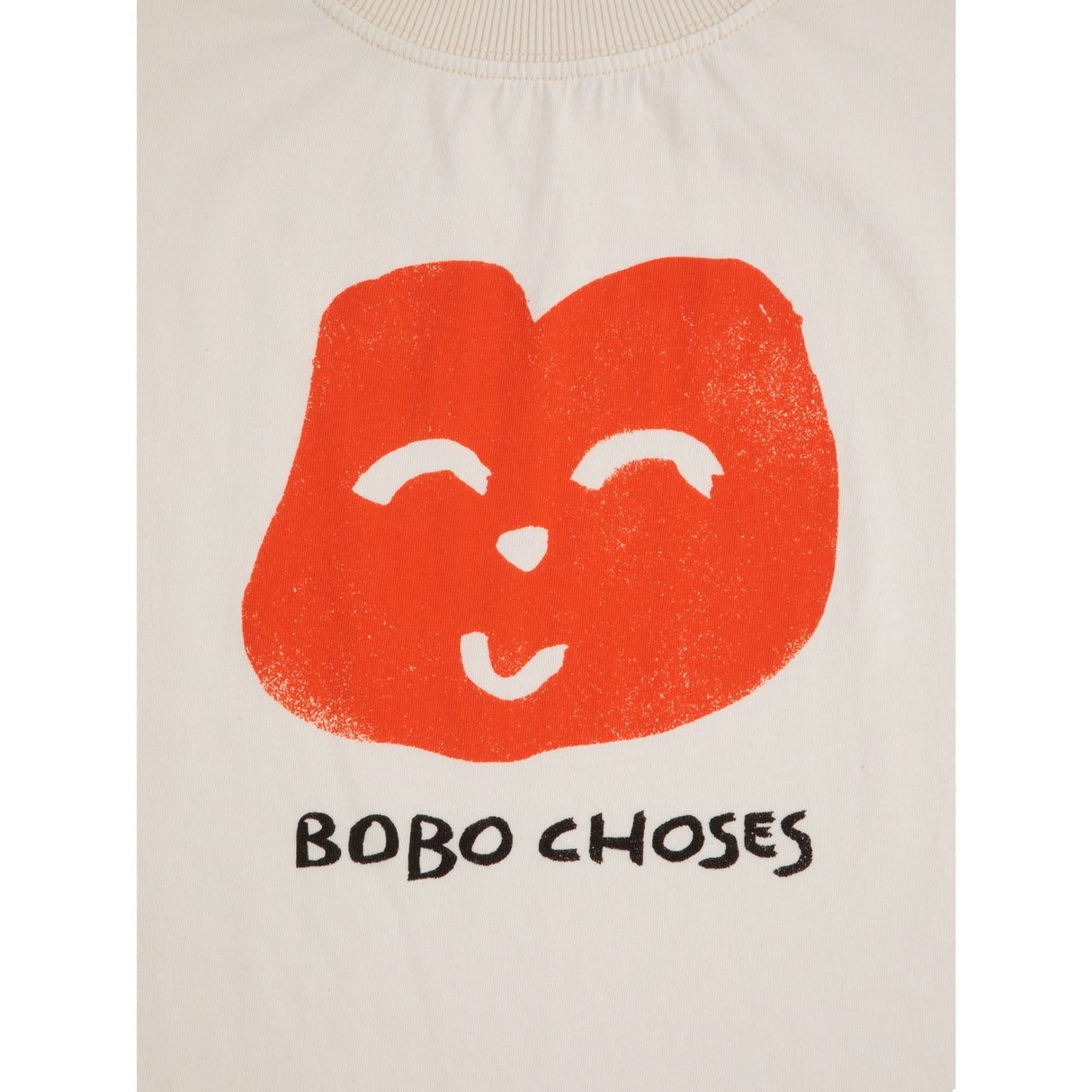 Bobo Choses Offwhite Joyful Face T-Shirt