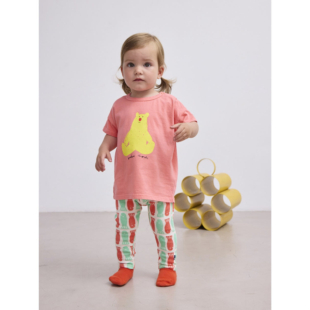 Bobo Choses Offwhite Lucky Fish All Over Leggings