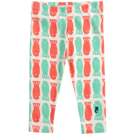 Bobo Choses Offwhite Lucky Fish All Over Leggings