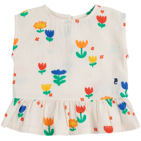 Bobo Choses Multicolor Garden Party All Over Woven Bluse