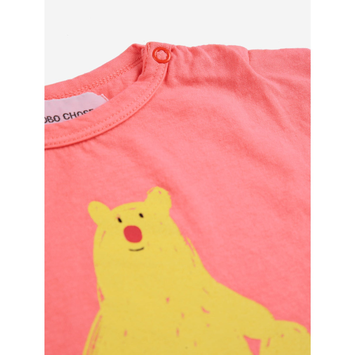 Bobo Choses Coral Pink Hug Me Bjørn T-Skjorte