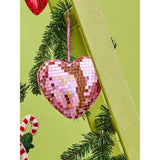 Rice Disco Ball I Heart Shape - Soft Pink - Medium