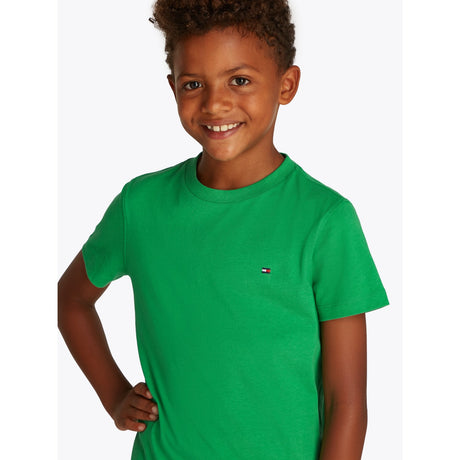 Tommy Hilfiger Radiant Green Essential Bomull Reg T-Skjorte