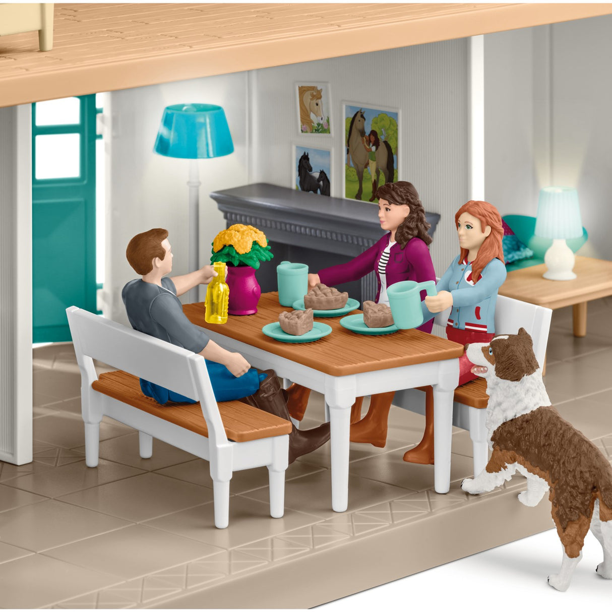 Schleich Landhus Ved Søen Og Stald