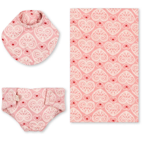 Konges Sløjd Lacy Pink Dukke Nursery Sett