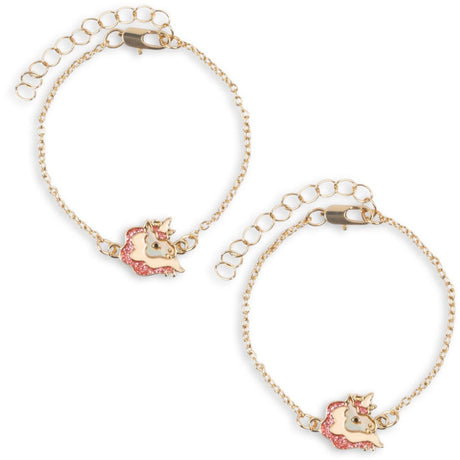 Konges Sløjd Gold 2 Pack Unicorn Bestie Bracelets