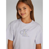 Calvin Klein Purple Heather Metallic Ck T-Shirt