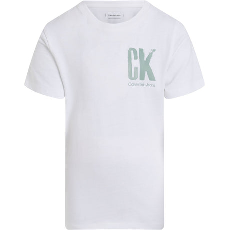 Calvin Klein Bright White Chest Surf Graphic T-Shirt