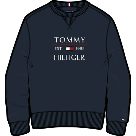 Tommy Hilfiger Dark Night Navy Flag Collegegenser