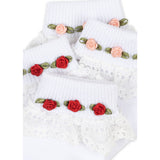 Konges Sløjd Optic White 2 Pack Lace Strømper