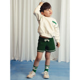 Mini Rodini Offwhite Lizard Chenille Collegegenser