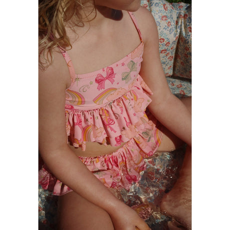 Konges Sløjd Rainbow Bue Manuca Frill Bikini Grs