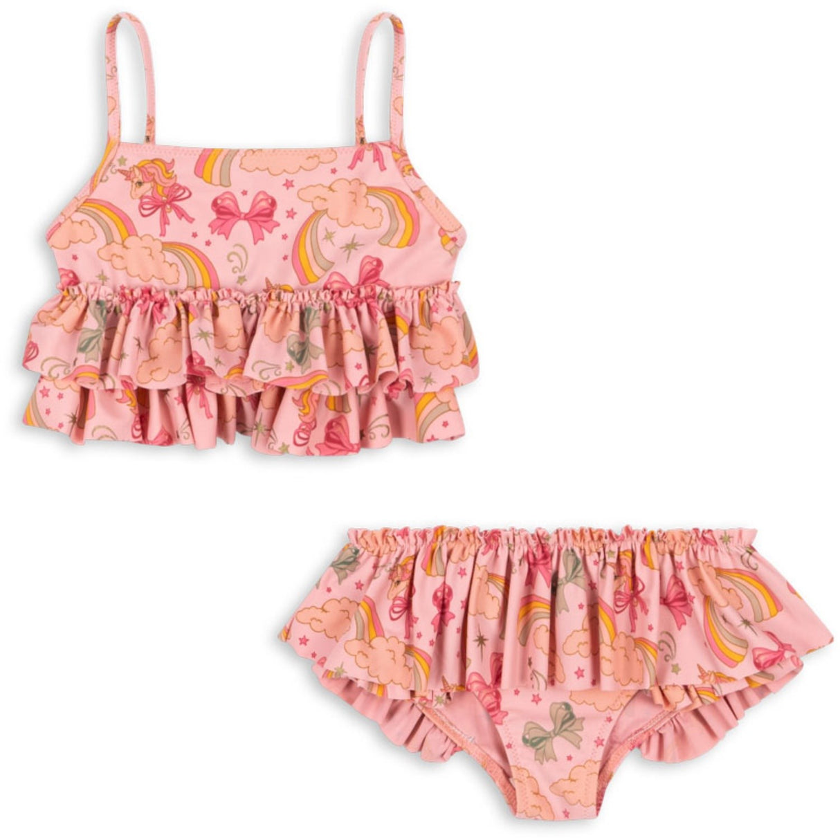 Konges Sløjd Rainbow Bue Manuca Frill Bikini Grs
