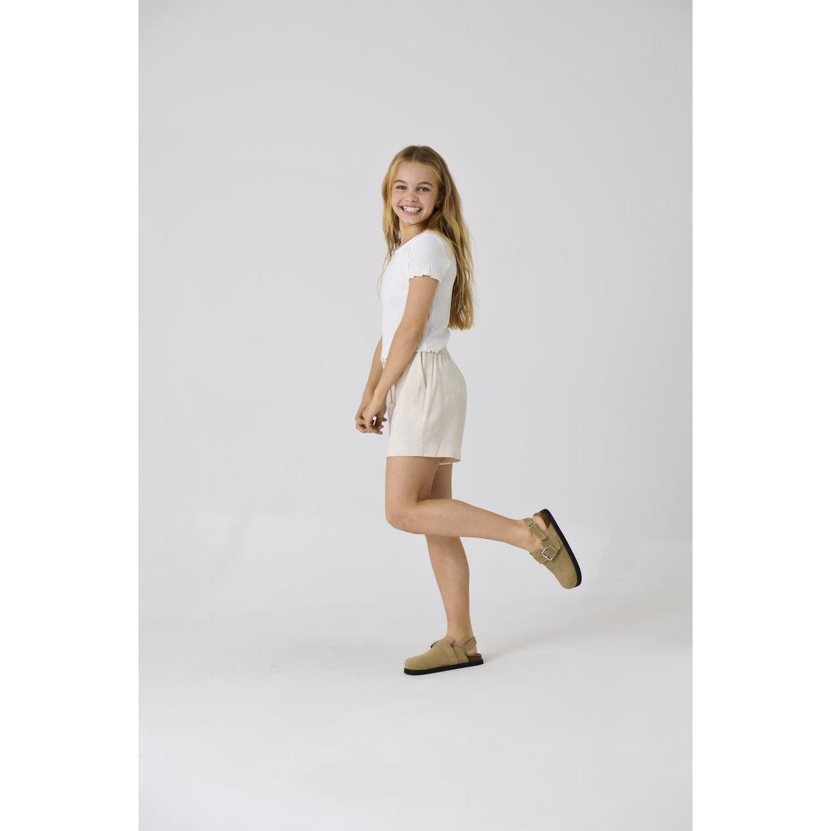 kids ONLY Moonbeam Siesta Pullup Lin Blend Shorts Bukser Noos