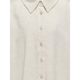 kids ONLY Moonbeam Siesta L/S Lin Blend Ovs Skjorte Pnt