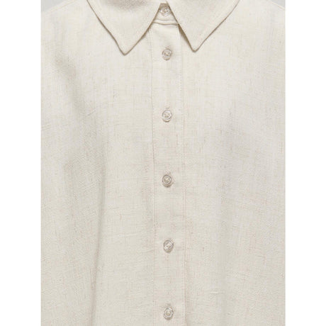 kids ONLY Moonbeam Siesta L/S Lin Blend Ovs Skjorte Pnt