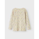 Name It Peyote Melange Flowerkab Bluse