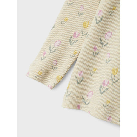 Name It Peyote Melange Flowerkab Bluse