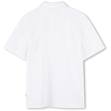 Hugo Boss White Short Sleeved Polo