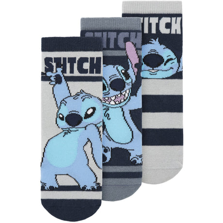 Name It Navy Blazer Ahan Stitch 3-Pakning Strømper