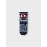 Name It Navy Blazer Manning Spidey 3-Pakning Strømper