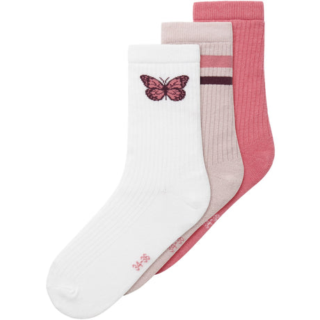 Name It Bright White Luna 3-Pakning Strømper