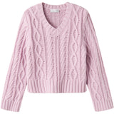 Name It Winsome Orchid Tanna Kort Loose Strikk