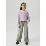 Name It Winsome Orchid Tanna Kort Loose Strikk