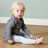 Gobabygo Sky Blue Crawling Leggings Organic Bomull