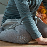 Gobabygo Grey Melange Crawling Strømpebukser Organic Bomull